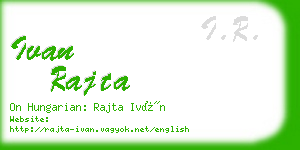 ivan rajta business card